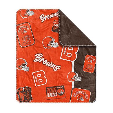 Cleveland Browns 50 ۝ x 60 ۝ Dream Weave Throw Blanket