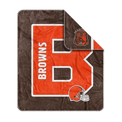 Cleveland Browns 50 ۝ x 60 ۝ Dream Weave Throw Blanket