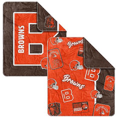 Cleveland Browns 50 ۝ x 60 ۝ Dream Weave Throw Blanket