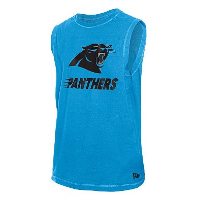 Men's�New Era Blue Carolina Panthers Leisure Collection Tank Top