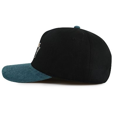 Men's American Needle Black/Teal San Jose Sharks Burnett Adjustable Hat