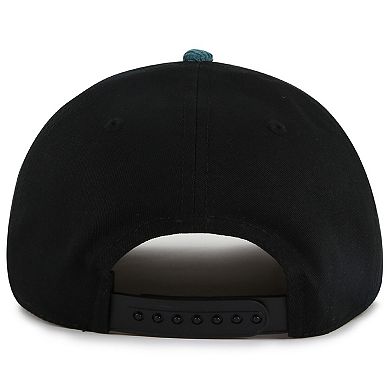 Men's American Needle Black/Teal San Jose Sharks Burnett Adjustable Hat