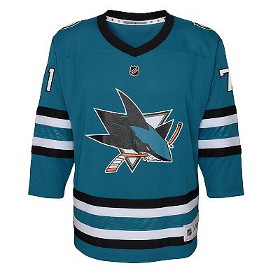 Youth Macklin Celebrini Teal San Jose Sharks Alternate Replica Player