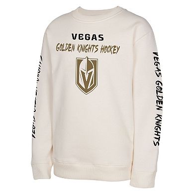Youth Cream Vegas Golden Knights Star Power Pullover Sweatshirt