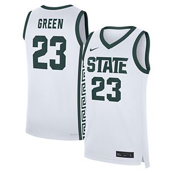 Men's��Nike Draymond Green White Michigan State Spartans Performance Replica Basketball Jersey