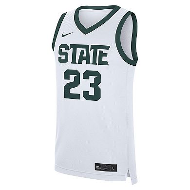 Men's Nike Draymond Green White Michigan State Spartans Performance Replica Basketball Jersey