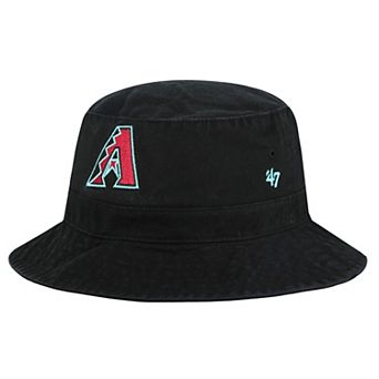 Men's '47 Black Arizona Diamondbacks Primary Logo Bucket Hat