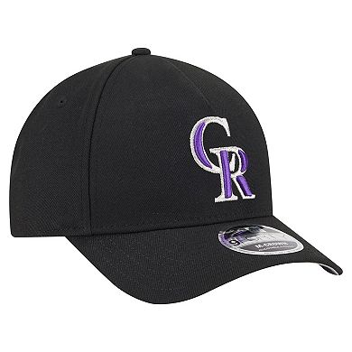 Men's New Era Black Colorado Rockies 9FORTY M-Crown Adjustable Hat