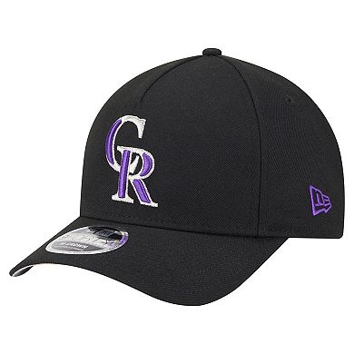 Men's New Era Black Colorado Rockies 9FORTY M-Crown Adjustable Hat