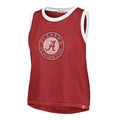 Women's '47 Crimson Alabama Crimson Tide Premier Ringer Tank Top