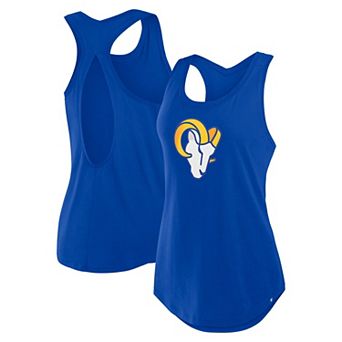 Women's Fanatics Royal Los Angeles Rams Iron Fan Tank Top