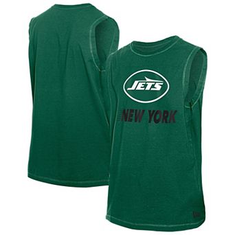 Men's New Era Green New York Jets Leisure Collection Tank Top