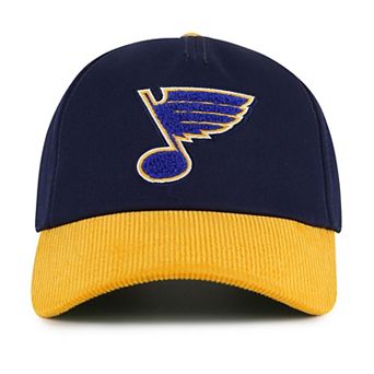 Men's American Needle Navy/Gold St. Louis Blues Burnett Adjustable Hat