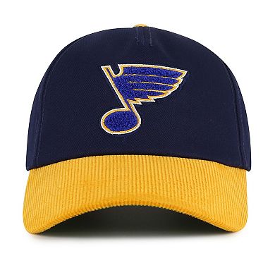 Men's American Needle Navy/Gold St. Louis Blues Burnett Adjustable Hat