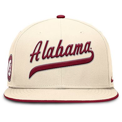 Men's Nike Natural Alabama Crimson Tide Primetime True Performance Fitted Hat