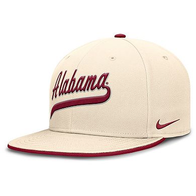 Men's Nike Natural Alabama Crimson Tide Primetime True Performance Fitted Hat