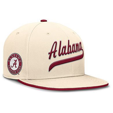 Men's Nike Natural Alabama Crimson Tide Primetime True Performance Fitted Hat