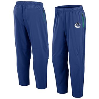 Men's Fanatics Blue Vancouver Canucks Authentic Pro Rink Pants