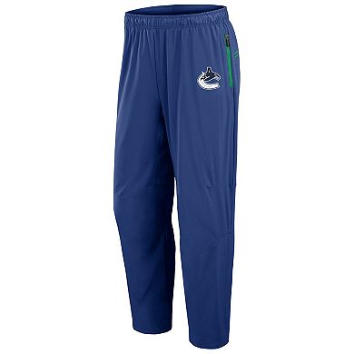 Men's Fanatics Blue Vancouver Canucks Authentic Pro Rink Pants