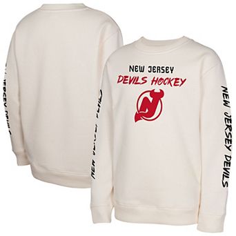 Youth Cream New Jersey Devils Star Power Pullover Sweatshirt
