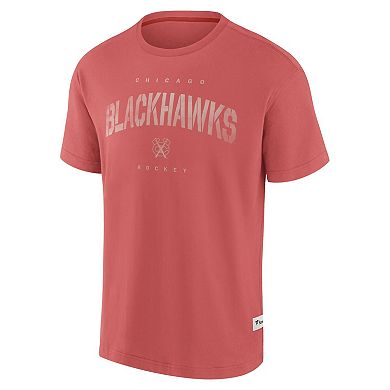 Men's Fanatics Red Chicago Blackhawks Elements Weathered Tonal Future Ground T-Shirt