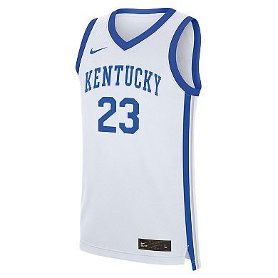 Men's Nike Anthony Davis White Kentucky Wildcats Performance Replica Basketball Jersey