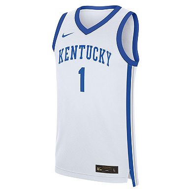 Men's Nike Devin Booker White Kentucky Wildcats Performance Replica Basketball Jersey