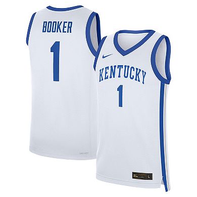 Men's Nike Devin Booker White Kentucky Wildcats Performance Replica Basketball Jersey