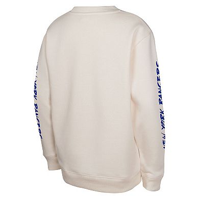 Youth Cream New York Rangers Star Power Pullover Sweatshirt