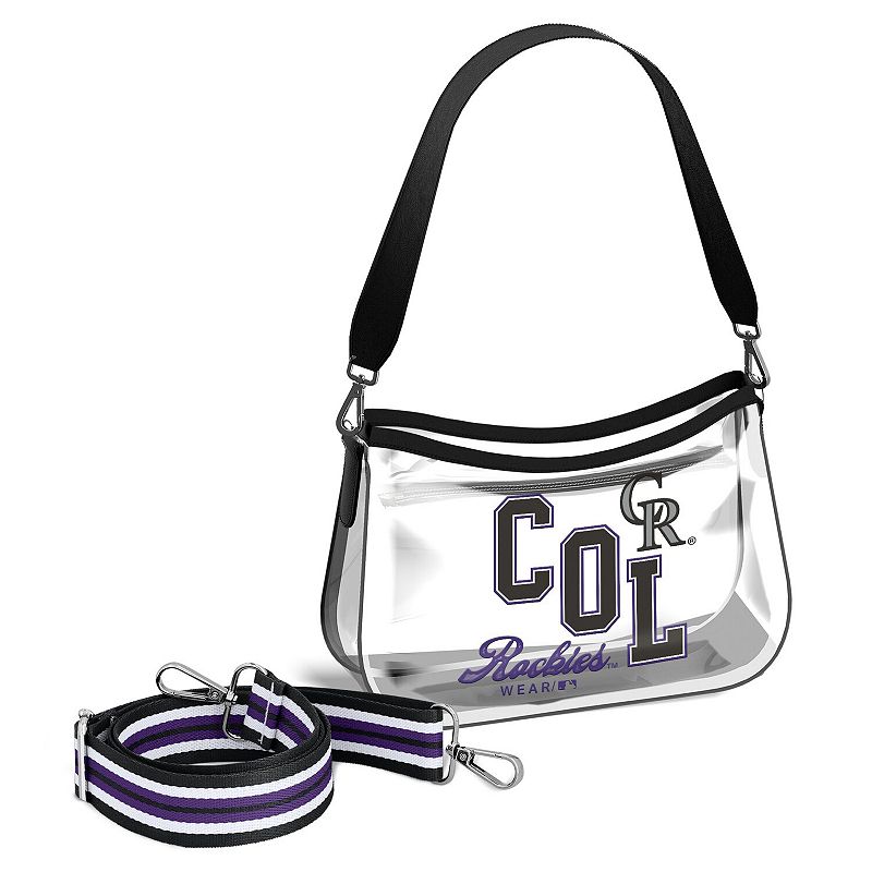 WEAR by Erin Andrews Colorado Rockies Clear Stadium Mini Purse, Team