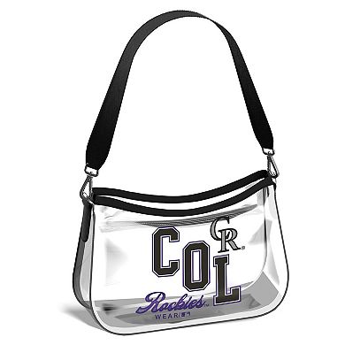 WEAR by Erin Andrews Colorado Rockies Clear Stadium Mini Purse