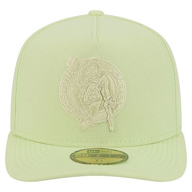 Men's New Era Green Boston Celtics Colorpack A-Frame Pinch Front 59FIFTY Fitted Hat