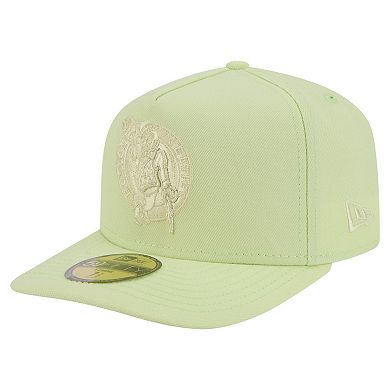 Men's New Era Green Boston Celtics Colorpack A-Frame Pinch Front 59FIFTY Fitted Hat