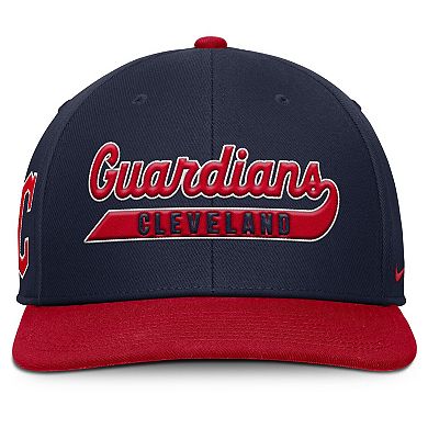 Men's Nike Navy/Red Cleveland Guardians Pro Performance Snapback Hat