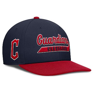 Men's Nike Navy/Red Cleveland Guardians Pro Performance Snapback Hat