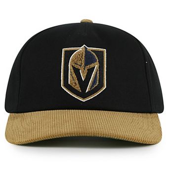 Men's American Needle Black/Gold Vegas Golden Knights Burnett Adjustable Hat