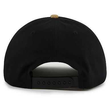 Men's American Needle Black/Gold Vegas Golden Knights Burnett Adjustable Hat