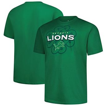 Men's Fanatics Kelly Green Detroit Lions Big & Tall Celtic T-Shirt