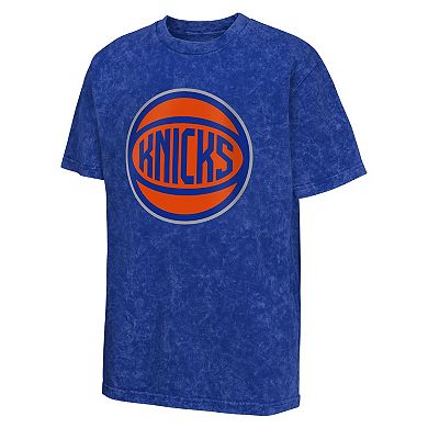 Youth Blue New York Knicks Rugged Defense T-Shirt