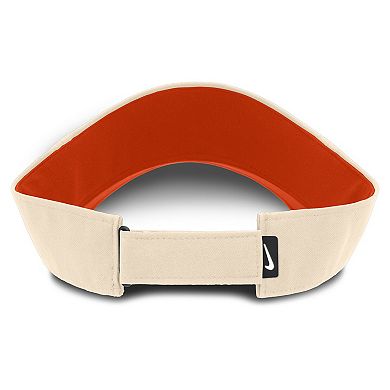 Men's Nike Natural Clemson Tigers Primetime Ace Adjustable Visor