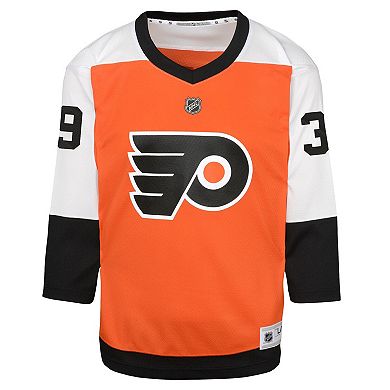 Youth Matvei Michkov Orange Philadelphia Flyers Home Replica Player Jersey