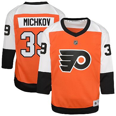 Youth Matvei Michkov Orange Philadelphia Flyers Home Replica Player Jersey