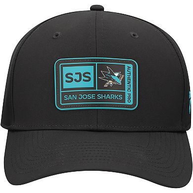 Men's Fanatics Black San Jose Sharks Training Camp Fitted Hat