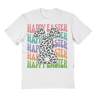 Men's Happy Easter Pattern Graphic Tee