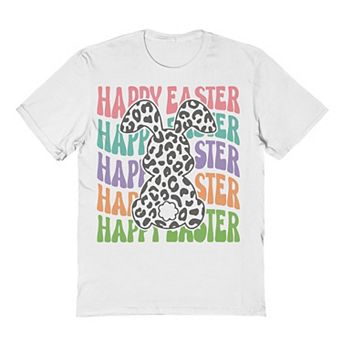 Men's Happy Easter Pattern Graphic Tee