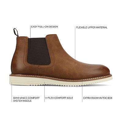 Vance Salter Men's Casual Chelsea Boots