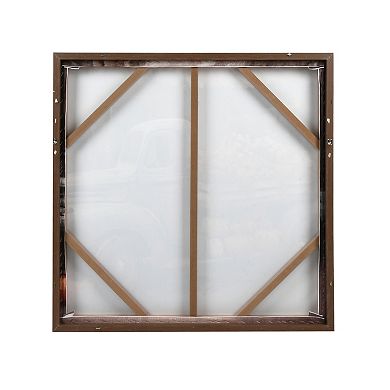 Fall Truck Framed Canvas Wall Decor