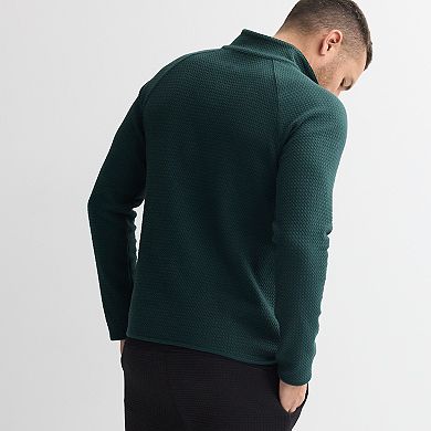 Men's FLX Textured Fleece Quarter-Snap Pullover