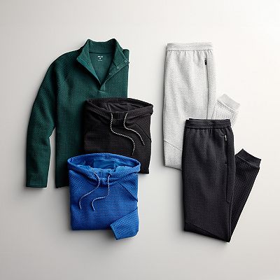 Men's FLX Textured Fleece Quarter-Snap Pullover