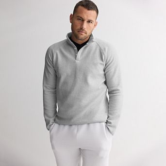 Men's FLX Textured Fleece Quarter-Snap Pullover